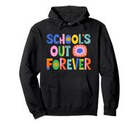 School's out Forever Teacher Jubilación Jubilado Divertido Sudadera con Capucha