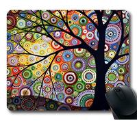 schoolsupplies árboles de Colores Imagen Antideslizante Laptop PC Ratón Almohadilla Alfombrilla de Ratón Alfombrilla para Ratón Láser óptico