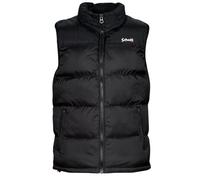 Schott NYC UTAHV, Chaleco de plumas con hombros Hombre, Negro, L