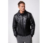 Schott Blouson Casual Zippe Avec Rib Schott LC5 XL Negro