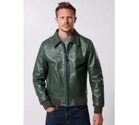 Schott Blouson Casual Zippe Avec Rib Schott LC5100RIB XL Verde