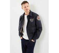 Schott Blouson Pilote Zippe Brode Dos Schott. XXL Azul