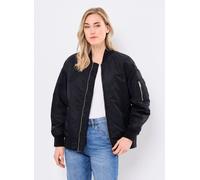 Schott Bomber Femme Long Zippe Cote Schott M Negro