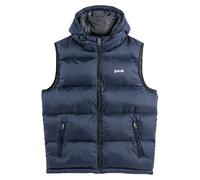 SCHOTT Chaleco acolchado con capucha Idaho 2V. Color Azul Marino
