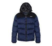 SCHOTT Chaqueta acolchada bicolor con capucha Utah 2. Color azul eléctrico
