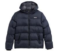 SCHOTT Chaqueta acolchada con cremallera y capucha Idaho 2. Color Azul Marino