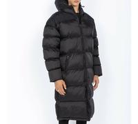 SCHOTT Chaqueta acolchada larga con capucha 2190 Max. Color negro/negro