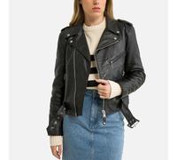 SCHOTT Chaqueta perfecto de piel de cordero LCW8600. Color Negro