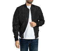 Schott de los hombres Chaqueta bomber ligera Airstar, Negro