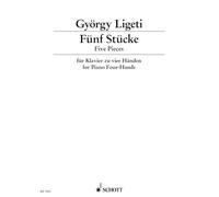 SCHOTT LIGETI G. - 5 STUCKE - PIANO 4 MAINS Partition classique Piano - instrument à clavier Piano: piano (4 hands).