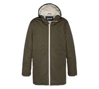 Schott NYC Bluster Schott Sherpa-Chaqueta con Capucha, Caqui Oscuro, L Unisex Adulto