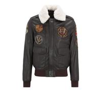 Schott NYC Chaqueta de entretiempo marrón M marrón