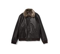 Schott nyc Hombre Lc930dgt Chaqueta de Cuero Not Applicable, Marrón Oscuro, 5X-Large