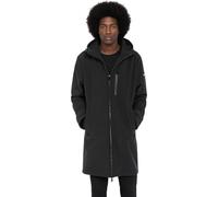 Schott NYC Kalvin - Chaqueta larga con cremallera para adulto, color negro, XXL