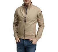 Schott NYC Kenny, Chaqueta para Hombre, Beige (Lt.beis.), S