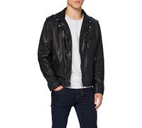 Schott nyc Lc1140wx Chaqueta de Cuero, Negro, Medium para Hombre