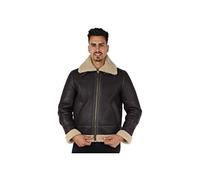 Schott NYC Lc1259, Chaqueta para Hombre, Marrón (Cordovan/Café), S