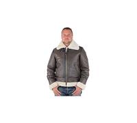 Schott NYC Lc1259, Chaqueta para Hombre, Marrón, S