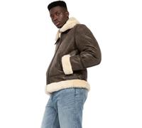 Schott NYC Lc1259, Chaqueta para Hombre, Marrón, XL