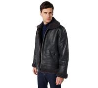 Schott NYC Lc1259, Chaqueta para Hombre, Negro/Gris (Black/Grey), L
