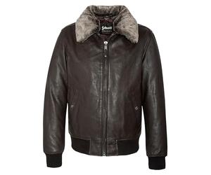Schott NYC LC930D, Chaqueta para Hombre, Marrón, XL