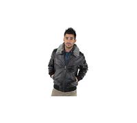 Schott NYC LC930D, Chaqueta para Hombre, Negro, XL