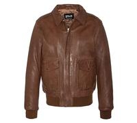 Schott NYC Lcflightwx - Cazadora para hombre, coñac, L