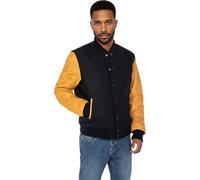 Schott NYC LCUSA, Chaqueta para Hombre, Marina/Coñac, 3XL