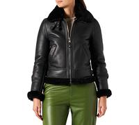 Schott NYC LCW1257, Chaqueta para Mujer, Negro, M