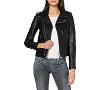 Schott NYC LCW1601D, Chaqueta para Mujer, Negro, XS