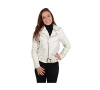 Schott NYC LCW8600, Chaqueta para Mujer, Blanquecino, L