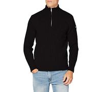 Schott NYC PLECORAGE2, Suéter para Hombre, Negro, L