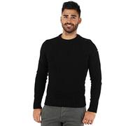 Schott NYC PLOUTRIDER1, Suéter para Hombre, Negro, XL