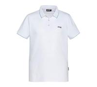 Schott NYC Psausteen Camiseta de Polo, Blanco, XL para Hombre