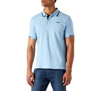 Schott NYC Psdevon Camisa de Polo, Bleu Ciel, M para Hombre
