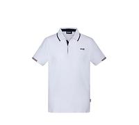 Schott NYC Psdevon Polo Hombre, Blanco, M