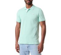 Schott NYC Psmilton, Polo, Hombre, Verde Pastel/Blanco, XL