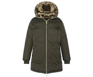 Schott NYC Riversa2w Chaqueta, Caqui/Bronce, L para Mujer
