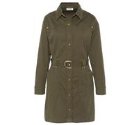 Schott NYC ROBJOYAWX - Vestido de Color Caqui M, Verde, M