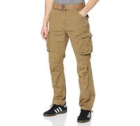 Schott NYC TRRANGER70, Pantalones para Hombre, Beige, 34W