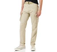 Schott NYC TRRANGER70, Pantalones para Hombre, Beige (Lt.beige), 31W