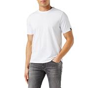 Schott NYC Ts01mc Camiseta, Multicolor (Black/White), Medium (Pack de 2) para Hombre