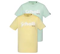 Schott NYC Tspklogo Camiseta, Multicolor, XL para Hombre