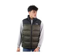 Schott NYC UTAHV, Chaleco de plumas con hombros Hombre, Beige (KAKI), L
