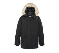 SCHOTT Parka cálida con capucha Nelson. Color Negro