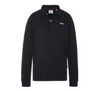Schott NYC Psjames2ml Camisa de Polo, Negro, S para Hombre