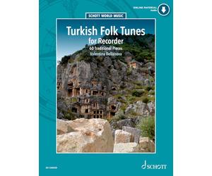 Schott world music - turkish and middle eastern folk tunes for recorder - 60 traditional pieces. rec