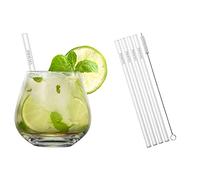 Schott Zwiesel After Work Drinks Viña - Juego de 4 vasos, 4 pajitas de cristal y 1 cepillo de algodón, apto para lavavajillas, fabricado en Alemania (número de referencia 130015)