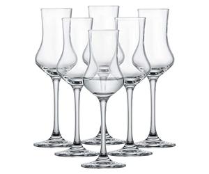 Schott Zwiesel Classico - Juego de 6 vasos de grappa, cristal sin plomo, 0,095 L, 17,4 cm, aptos para lavavajillas