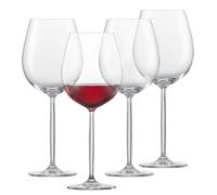 Schott Zwiesel Copas de vino tinto de color burdeos Muse (juego de 4), copas de color burdeos para vino tinto, aptas para lavavajillas, fabricadas en Alemania (número de referencia 123666)